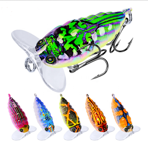 Appât artificiel en plastique de 4cm pour la pêche en surface, <span class=keywords><strong>leurre</strong></span> flottant pour attraper des insectes - Product Image 1