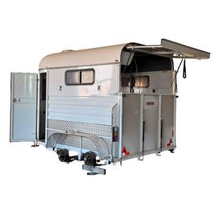 Remolque para Caballos Galvanizado en Caliente, Dimensiones Generales: 4110*2490*2600 mm, Remolque Multifuncional, Remolque para Caballos de Primera Calidad - Product Image 1