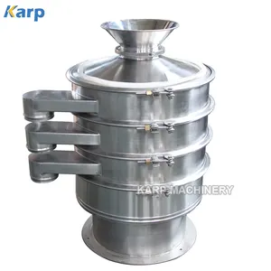 Powder Sieving Machine Coconut Powder Screening Electric Circular Vibrating Sieve Machine