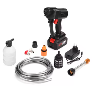 Pistola de Agua Eléctrica Portátil de Alto Voltaje, Lavadora de Autos Manual con Batería de Litio y Función de Limpieza Inalámbrica - Product Image 5