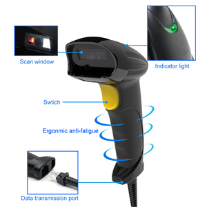 Automatic 2D Barcode Scanner with Stand USB Interface Sensing <strong>QR</strong> Bar <strong>Code</strong> Reader for Mobile Payment in Stock - Product Image 3