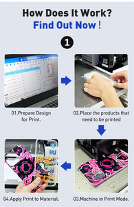 4050 UV phẳng máy in máy cho tùy chỉnh máy tính điện thoại di động Trường hợp thích hợp cho các đơn đặt hàng nhỏ điện thoại máy in UV máy in - Product Image 5