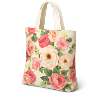 Bolsa de Mano Promocional Personalizada de Algodón 100% Grueso de Alta Calidad con Logotipo Personalizado, Patrón de Letras, Impresión en Serigrafía Grande sobre Lona - Product Image 5