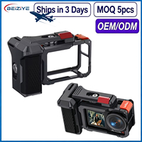Cage métallique pour DJI Action 5 Pro/4/3, boîtier de protection complet à dégagement rapide avec extension griffe porte-accessoire, accessoires pour caméra