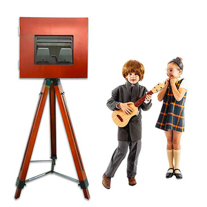 Portable Full <b>Body</b> 360 Party Cabin Square 32inch/70Inch Magic Mirror Photo Booth with <b>Camera</b> LED Frame Remote Control - Product Image 4