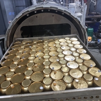 Nouvelle machine de pasteurisation en autoclave pour sachets rétractables, haute température 121°C, en acier inoxydable de qualité alimentaire, contrôle automatique, haute efficacité