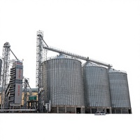 Silos en acier à fond plat ondulé galvanisé à chaud TSE pour la brasserie, pour le riz, IoT, dimensions 8,2 m x 8,2 m x 18,29 m, garantie 1 an