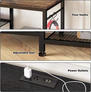 Soporte de <span class=keywords><strong>TV</strong></span> Moderno de Madera <span class=keywords><strong>para</strong></span> Sala de Estar, Elegante <span class=keywords><strong>Mueble</strong></span> de Esquina <span class=keywords><strong>para</strong></span> <span class=keywords><strong>TV</strong></span> - Product Image 4