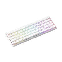 Teclado Mecánico para Juegos FUN68 HE, Ultra-rápido, 0.005mm RT, Frecuencia de Sondeo de 8K, Diseño 65%, Retroiluminación ARGB, Diseñado para Competencia