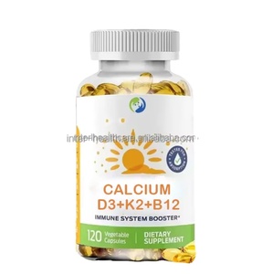 OEM 1000mg Suplemento para el corazón Soporte inmune Calcio a granel Vitamina D3 K2 B12 Cápsulas blandas - Product Image 1