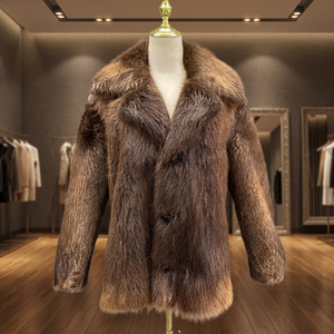 Manteau d'hiver pour homme, grande taille, design classique personnalisé, imperméable, à capuche, rembourré de duvet, réversible, fourrure - Product Image 3