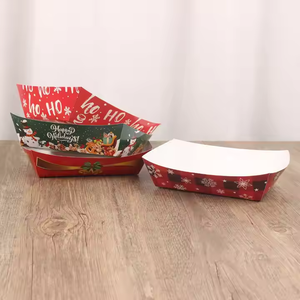 Caja de comida de patatas fritas de papel Kraft personalizable ecológica de alta calidad para venta al por mayor - Product Image 3