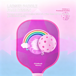 Set de Regalo de Pala de Pickleball de Fibra de Vidrio para Actividades de Invierno y Diversión en Interiores, con Bolsa de Transporte, Ideal para Regalo Navideño - Product Image 2