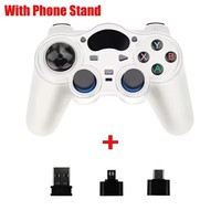 Manette Joystick nirkabel USB 2.4G, untuk PS3 PC Android TV kontroler Gamepad gagang jarak jauh kontrol Gaming Joypad