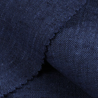 Tissu popeline populaire, écologique, de poids moyen, en mélange coton-lin, teint en fil, pour chemises homme, femme et enfant