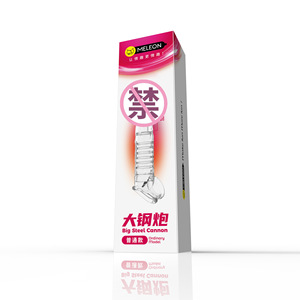 Vibrateur transparent Meleon Big Steel Cannon en TPE à simple vibration pour stimulation sexuelle adulte - Product Image 2