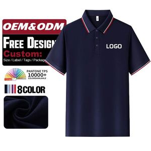 เสื้อโปโลคุณภาพสูงสั่งทำพิเศษ ขนาดยุโรป ปักโลโก้ ผ้าฝ้าย เสื้อโปโลเปล่าสำหรับทำงาน เสื้อโปโลผู้ชายขายส่ง เสื้อกอล์ฟ - Product Image 2