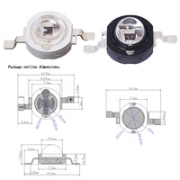Éclairage LED IR 850nm/940nm/950nm/1050nm - Vision nocturne discrète pour la protection de la vie privée à domicile/à usage commercial