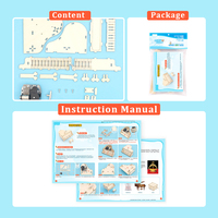 Kit de puzzle en bois 3D éducatif précoce en gros, kit de boîte à musique de piano à faire soi-même, kit d'artisanat créatif pour filles, cadeaux de Noël