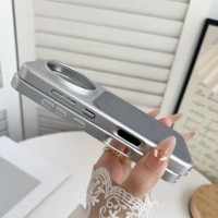 Étui de téléphone en cuir texturé litchi électroplaqué de luxe pour Honor Magic 8 Pro, style professionnel, simple, protection intégrale antichoc