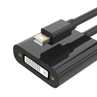 Convertisseur Mini DP vers DVI 24+5 plaqué nickel Full HD 1080P en gros pour MacBook Air, moniteur et projecteur