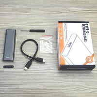 Case per SSD USB 3.1 Tipo C a PCIe NVMe M.2, custodia esterna per disco NVMe M.2 - Offerta imperdibile