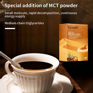 กาแฟผง MCT คุณภาพสูง สำหรับวีแกน ปราศจากส่วนผสมจากสัตว์ ช่วยลดไขมันและทดแทนมื้ออาหาร - Product Image 2