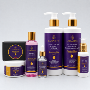 <span class=keywords><strong>Coffret</strong></span> de Soins Visage <span class=keywords><strong>Femme</strong></span> Hydratant et Éclaircissant au Collagène, L-Glutathion, Vitamine C et Arbutine – Marque Blanche Naturelle - Product Image 6