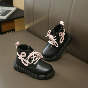 2025 filles pour Martin bottes enfants mode unique princesse bottes en cuir avec fond souple nouveau Style pour printemps automne - Product Image 1