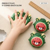 Jouets anti-stress Squishy à remontée lente, Squishies Pastèque et Cerf, Vente en gros, Logo personnalisé OEM, Jouets à presser TONGXIN