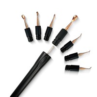 Cuchillo Eléctrico para Tallar Cera de Laboratorio Dental, Doble Punta y 7 Puntas de Cera para Tallar