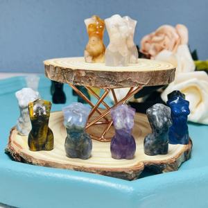 Piedra de cristal natural modelo desnudo mujer señora cuerpo Torso estatua para Decoración - Product Image 5