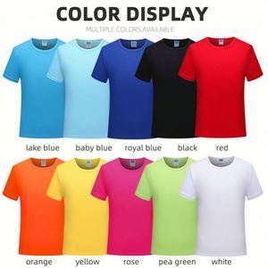 T-shirts amples en tissu doux pour hommes, coupe ajustée, manches courtes, col rond, 100 % coton, avec logo personnalisé, chemises de travail pour femmes, vente en gros - Product Image 3