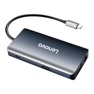 เลอโนโว LX0808 USB-C HUB 8-in-1 แท่นวางอุปกรณ์ USB3.0 RJ-45 HDMI รองรับ 4K - Product Image 3