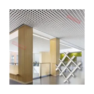 현대 디자인 T 격자 천장 널 가정 훈장 건축재료 제조자 알루미늄 금속 열려있는 세포 격자 천장