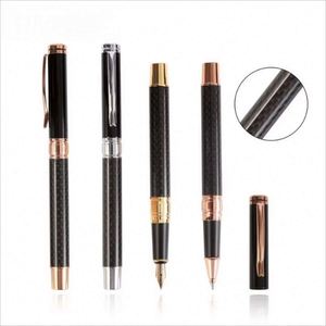 High-quality Carbon Fiber Metal Ballpoint <b>Pen</b> with Logo Luxury Rollerball <b>Pen</b> Fountain <b>Pen</b> Luxury for Corporate Group Purchases - Product Image 3