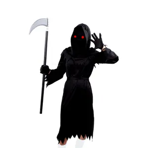 Kostum horor Zombie Cosplay Halloween Death Demon kostum horor anak-anak