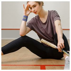 Muñequeras Deportivas Transpirables con Logotipo Personalizado Bordado, Muñequeras de Tenis, Muñequeras de Algodón Terry - Product Image 6