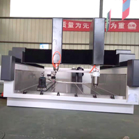 Enrutador de máquina de tallado de piedra de diamante CNC para granito y mármol con motor de núcleo y componentes de bomba