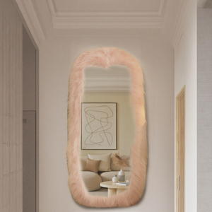 מותאם אישית רצפת זכוכית מודרנית להתאמה אישית עם מסגרת רכה סינתטי אלמנטים פופולריים באורך מלא צבע - Product Image 2