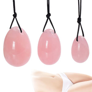 Strumento a Bacchetta per Massaggio Yoni <span class=keywords><strong>Ka</strong></span> in Pietra Naturale Quarzo Bianco Cristallo Curativo Dildo Uovo Vaginale Scultura di Uova in Pietra per Donne - Product Image 2