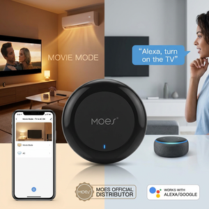 Control Remoto Inteligente IR WiFi MOES Tuya, Emisor Infrarrojo Universal para Aire Acondicionado, TV, <span class=keywords><strong>Alexa</strong></span>, Google Home, Smart Life, DIY UFO-R6 - Product Image 2