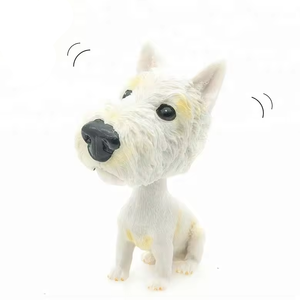 Statuetta Oscillante da Cruscotto <span class=keywords><strong>Mini</strong></span> Cucciolo in Poliresina Cane Oscillante per Decorazione Auto - Product Image 3