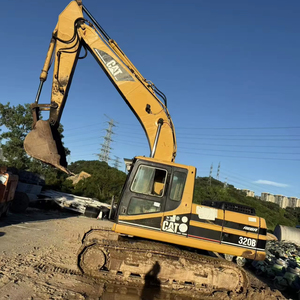 Excavadora de cadenas usada Cat 320B original, de bajo ruido y potencia suficiente, para sitios de excavación medianos y grandes. - Product Image 1