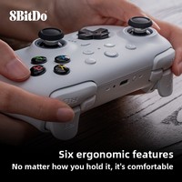 Control de Juego 8BitDo Edición Juvenil Segunda Generación para Switch, PC/Steam Deck/Android/ISO, Joystick con Efecto Hall