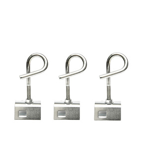 Support de suspension pour câble de branchement FTTH YKP-01, 4kN, en acier galvanisé, pour câble à fibre optique aérien sur ligne aérienne - Product Image 5