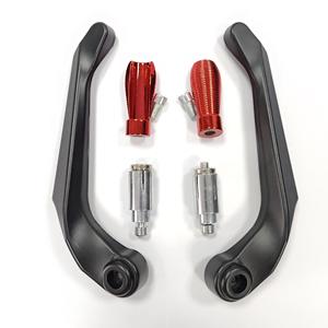 Protector de manillar de aleación de aluminio CNC para motocicletas y bicicletas de carretera, color negro, rojo, plateado y amarillo - Product Image 2