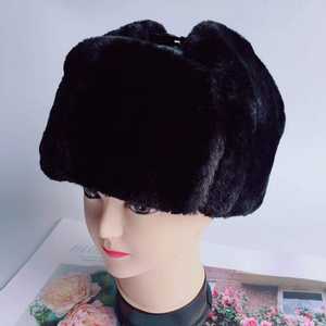 جلد الغنم الفراء طيار الصياد طارد الأذن اللوحات الانتحاري الطقس البارد قبعة للرجال Ushanka/القبعات القبعات الصياد الشتاء - Product Image 5