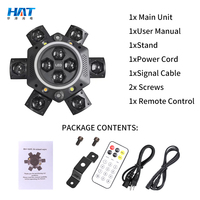 Projecteur LED mobile à six bras IP33 Bee Eyes avec contrôle DMX512 pour DJ, scène, discothèque, KTV et fêtes