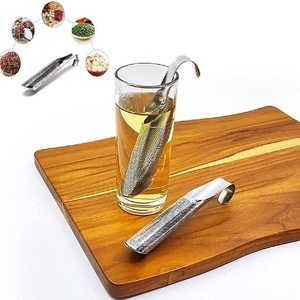 Infuseur à thé filtre de haute qualité lot de 2 pour thé Rose café épices ménage infuseur à thé à long manche - Product Image 3